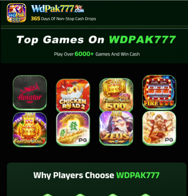 WDPak777 Game