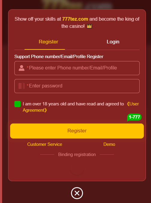777tez register
