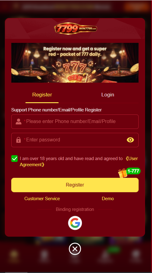 Win7799 register