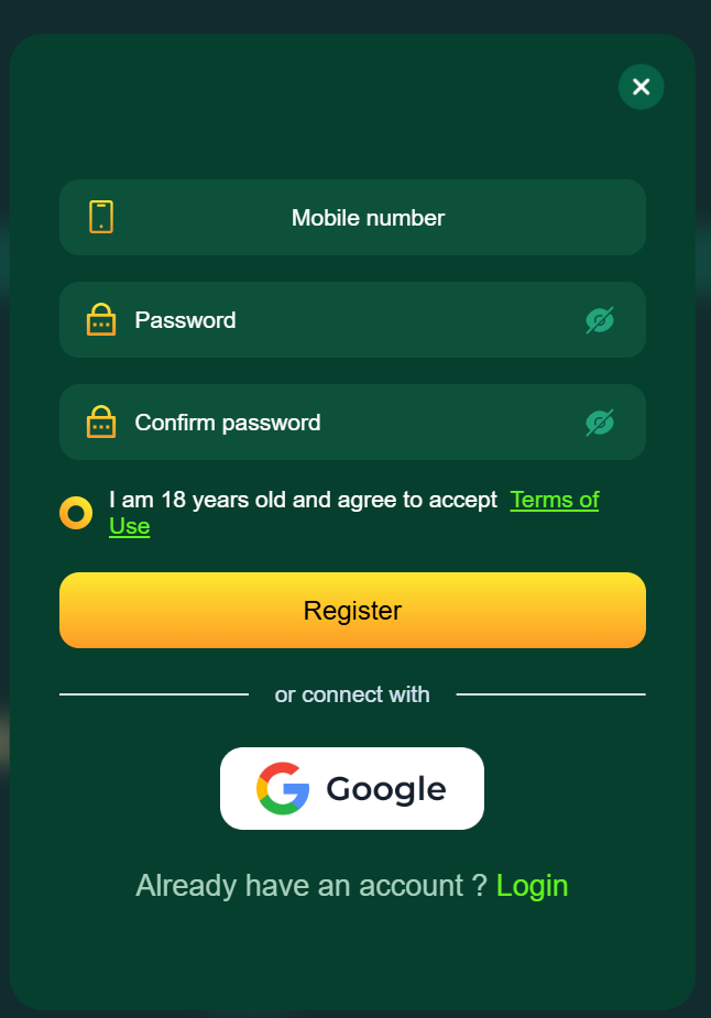 BB333 Game register